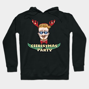 Hipster Christmas Party Design Hoodie